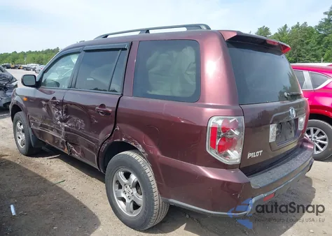 2007 Honda Pilot Ex-L из США, поврежденный, VIN 2HKYF18537H532184